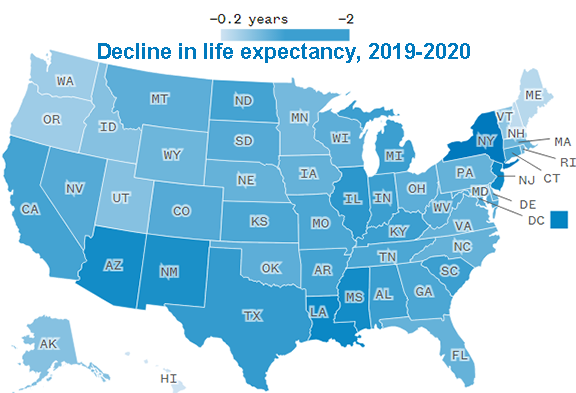 Life expectancy for Kentuckians dropped in 2019-20 - The Interior ...