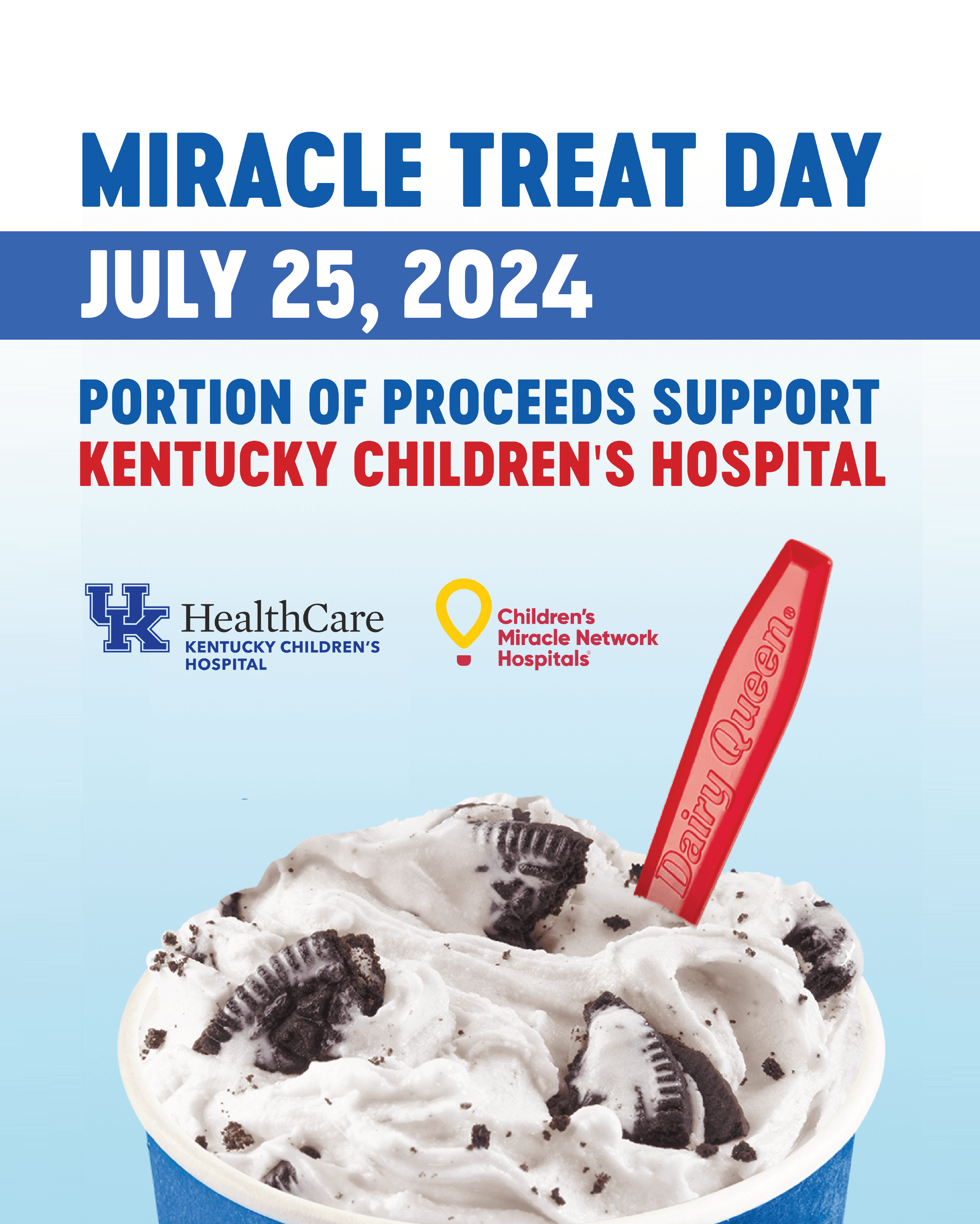 DQ Miracle Day Thursday supports local children’s hospital The