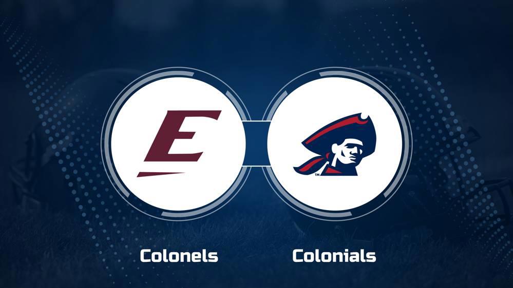 Where to Watch Eastern Kentucky vs. Robert Morris on TV or Streaming Live - Sept. 28