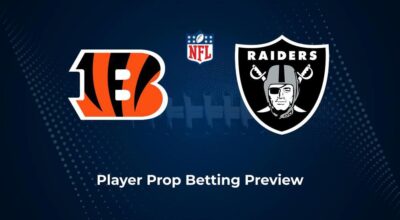 Bengals vs. Raiders Player Props & Odds – Week 9