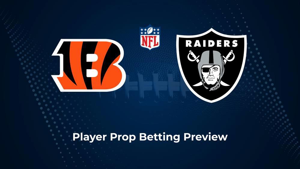 Bengals vs. Raiders Player Props & Odds – Week 9