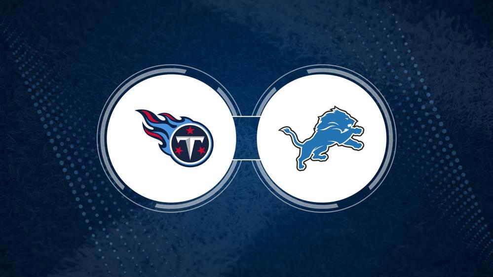 Best Bets, Odds for the Titans vs. Lions Game – Week 8