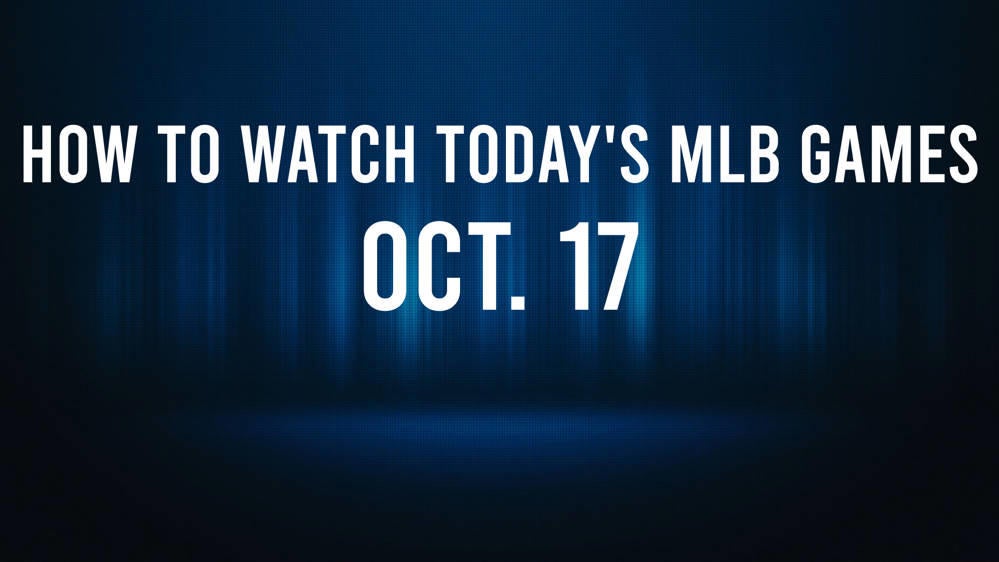 How to Watch the MLB Baseball Playoffs on Thursday, Oct. 17: TV Channel, Live Streaming, Start Times