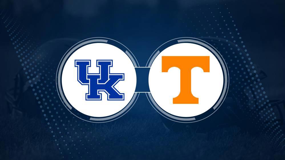 Kentucky vs. Tennessee: Odds, spread, and over/under - Nov. 2