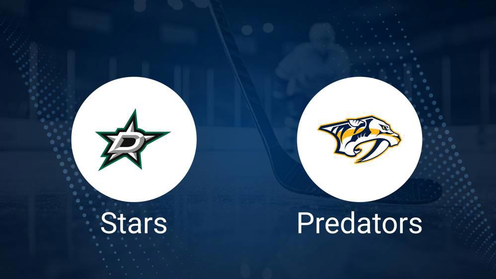 Stars vs. Predators Injury Report Today - October 10