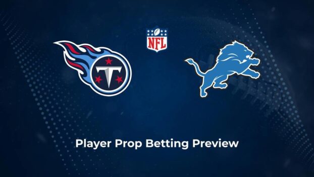 Titans vs. Lions Player Props & Odds – Week 8