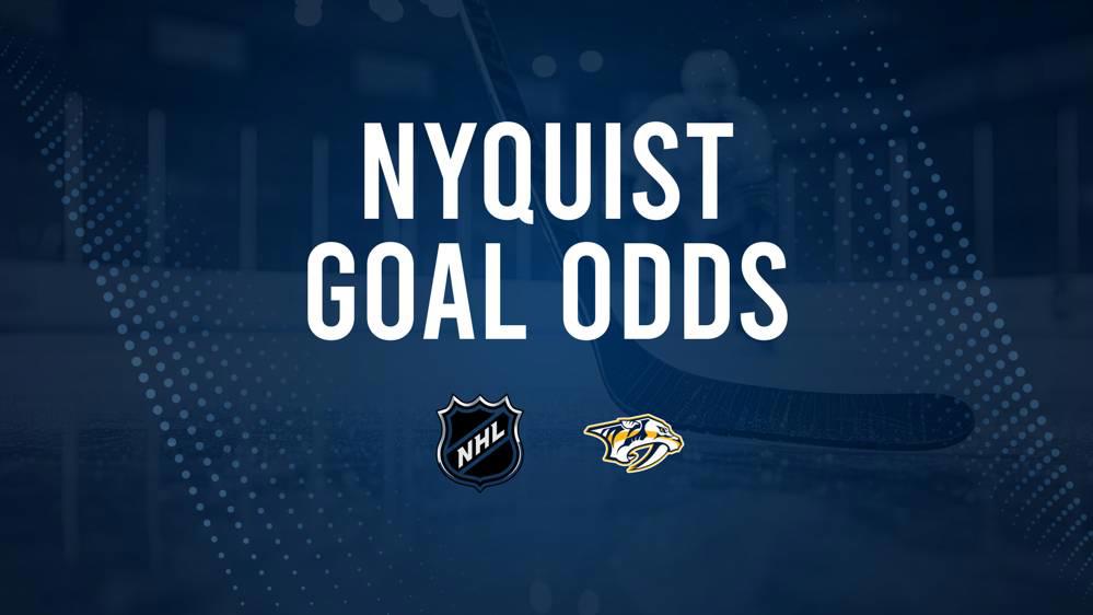 Will Gustav Nyquist Score a Goal Against the Blackhawks on October 25?