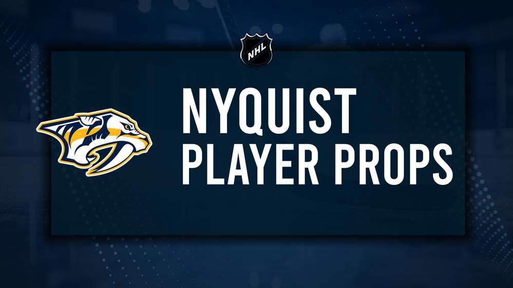 Gustav Nyquist Player Prop Bets for the Predators vs. Canucks Game - November 17