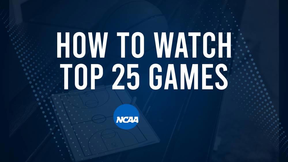 How to Watch Top 25 Women's College Basketball Games - Wednesday, November 27