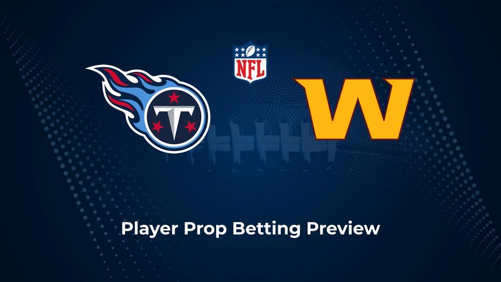 Titans vs. Commanders Player Props & Odds – Week 13