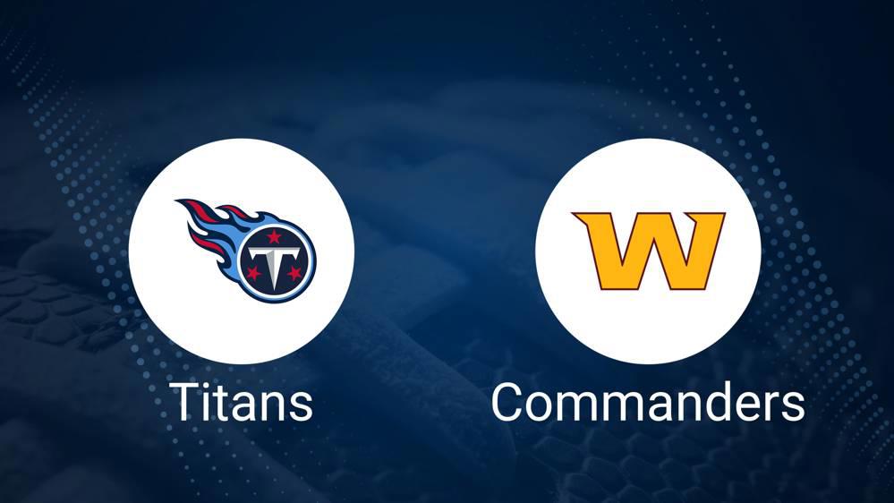 Titans vs. Commanders Predictions & Picks: Odds, Moneyline, Spread - Week 13