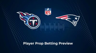 Titans vs. Patriots Player Props & Odds – Week 9