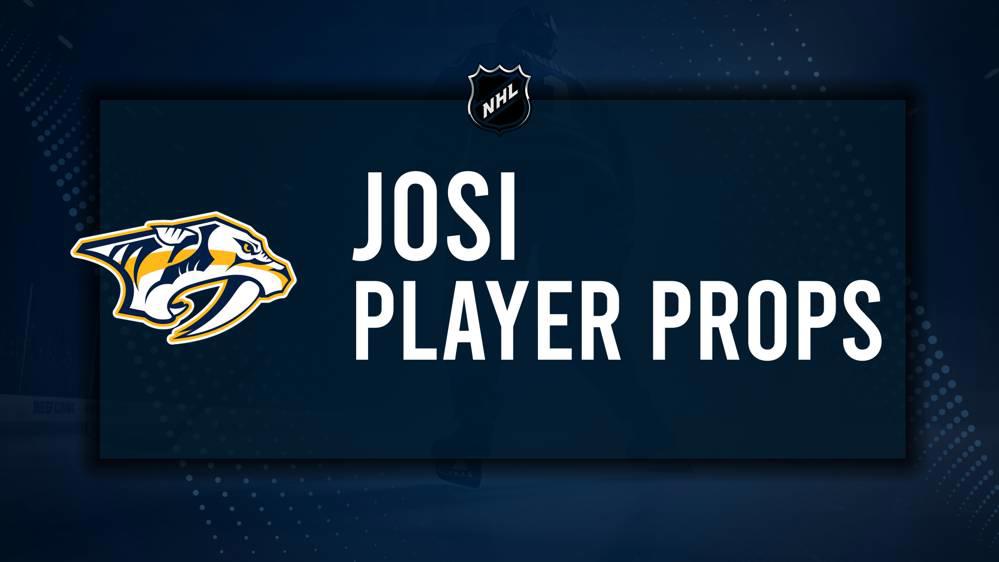 Roman Josi Player Prop Bets for the Predators vs. Canadiens Game - December 5