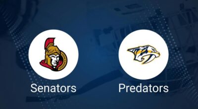 Where to Watch Ottawa Senators vs. Nashville Predators on TV or Streaming Live - December 7