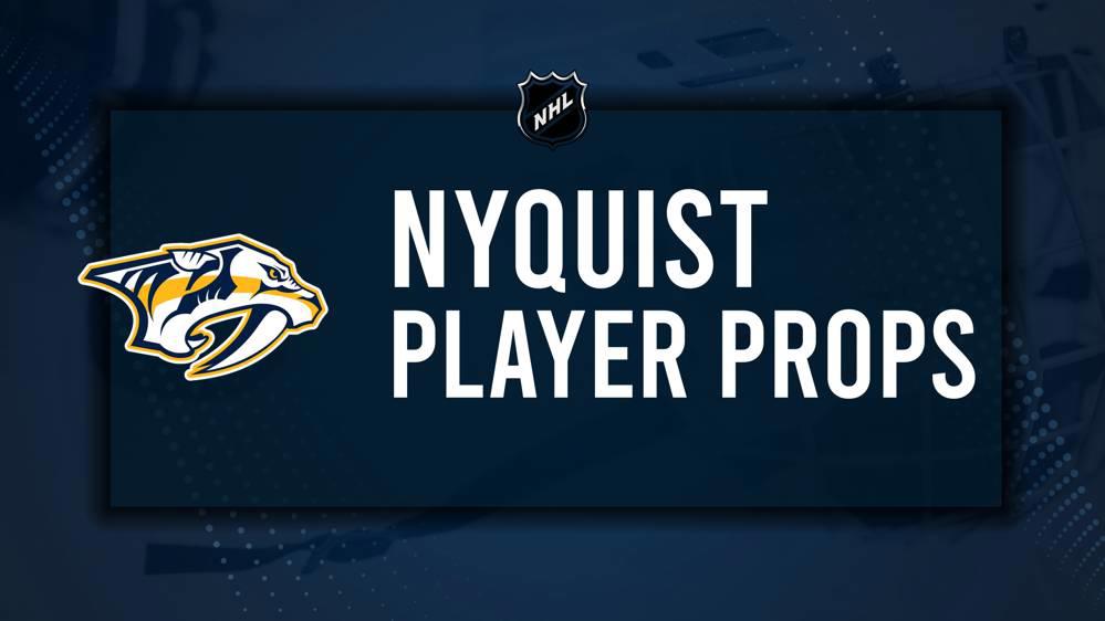 Gustav Nyquist Player Prop Bets for the Predators vs. Capitals Game - January 11