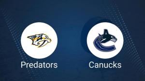 How to Pick the Predators vs. Canucks Game with Odds, Spread, Betting Line and Stats – January 29