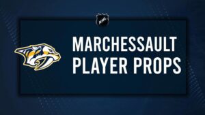 Jonathan Marchessault Player Prop Bets for the Predators vs. Canucks Game - January 3