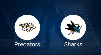 Predators vs. Sharks Injury Report Today - January 21