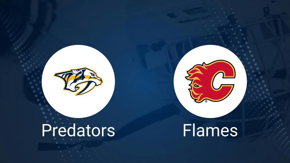 Where to Watch Calgary Flames vs. Nashville Predators on TV or Streaming Live - January 4