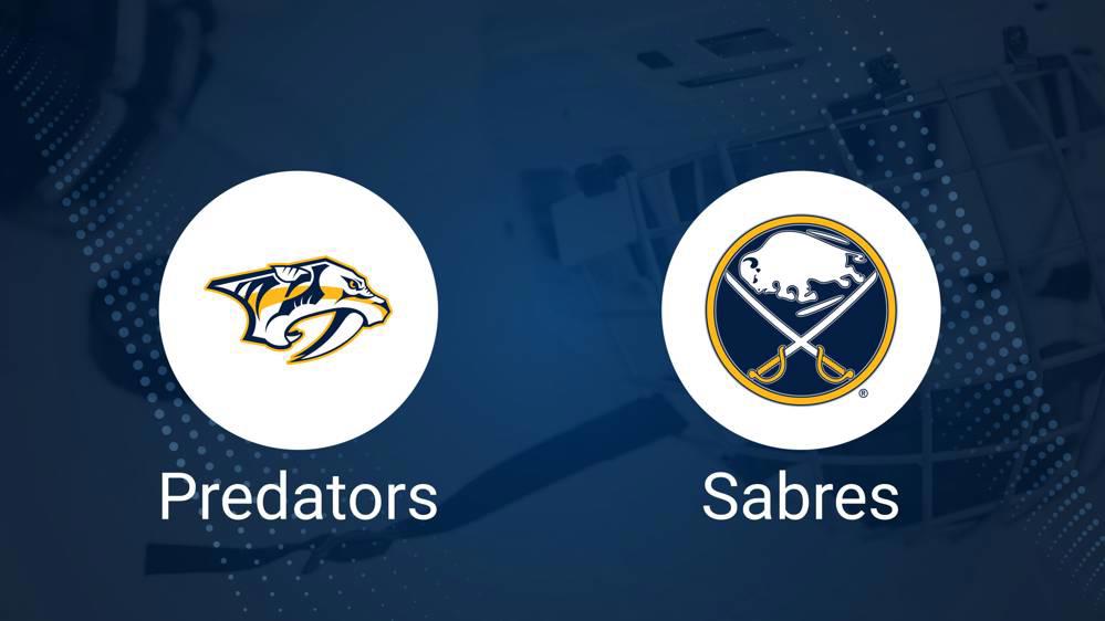 Where to Watch Nashville Predators vs. Buffalo Sabres on TV or Streaming Live - January 31