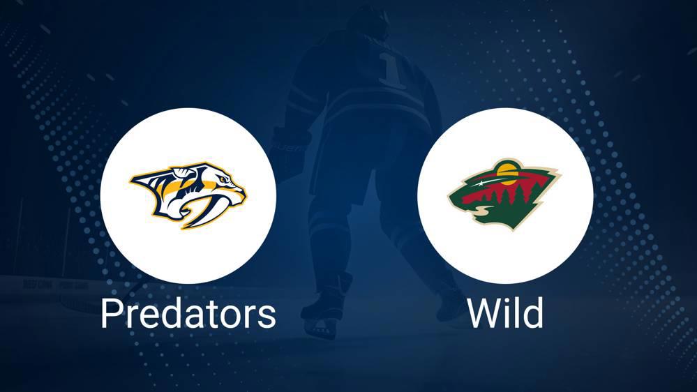 Where to Watch Nashville Predators vs. Minnesota Wild on TV or Streaming Live - January 18