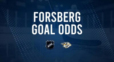 Will Filip Forsberg Score a Goal Against the Sharks on January 23?