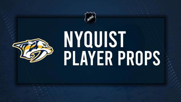 Gustav Nyquist Player Prop Bets for the Predators vs. Blackhawks Game - February 7