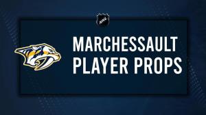 Jonathan Marchessault Player Prop Bets for the Predators vs. Jets Game - February 27