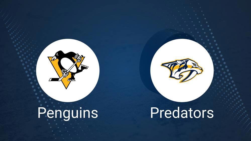 Penguins vs. Predators Injury Report Today - February 1
