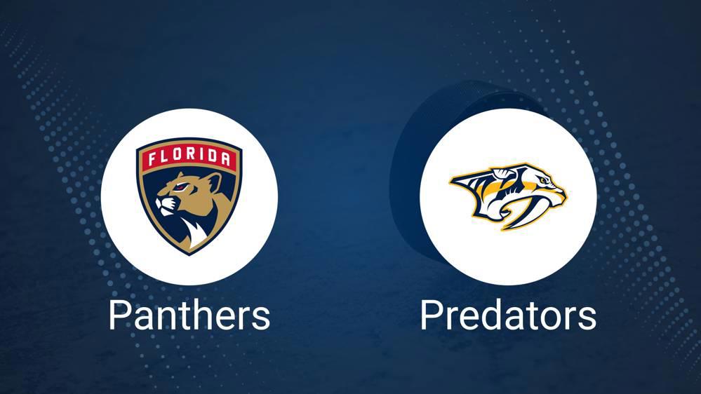 Where to Watch Florida Panthers vs. Nashville Predators on TV or Streaming Live - February 25