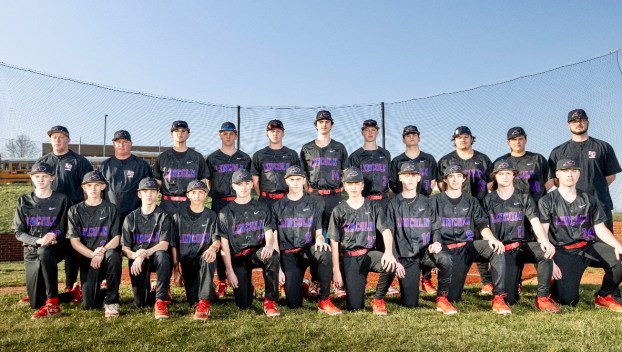 Back row, from left: Head coach Trent Shumate, assistant coach Damon Foster, Landon Curtis, Tucker Foster, Jack Smith, Sawyer Robbins, Parker Hart, Caleb Carrier, Grady Foster, Brennin Hazlett, assistant coach Noah Horton. Front row, from left: Mason Glover, Jax Henderson, Matthew Gosser, Micaiah Ruckel, Carter Whobrey, Landon Whobrey, Hunter Ralston, Mason Ralston, Trevor Vest, Landon Smith, Jackson Jenkins. (Photo submitted)