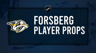 Filip Forsberg Player Prop Bets for the Predators vs. Islanders Game - March 1