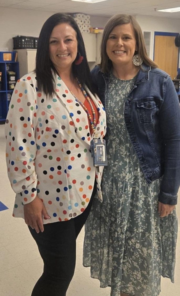 Waynesburg Elementary teachers Tiffany Crook, left, and Rebecca Cash will present at the Kentucky Reading Association’s Annual Conference in September, where they will share how artificial intelligence is being used to enhance literacy instruction in the classroom. (Photo submitted)