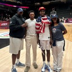 Jasper Johnson was a hit with Swiss fans when he recently played with Team USA. (Photo submitted)