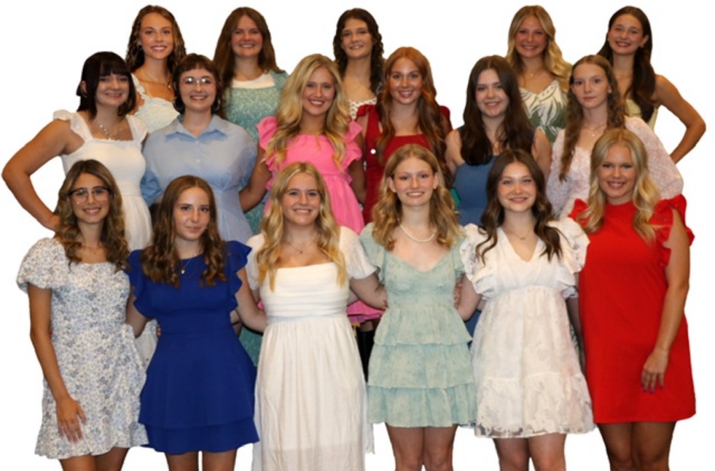 Participants in the 2026 Lincoln County Distinguished Young Women program are pictured. Back row, from left: Abby Bastin, Shelby Howard, Brooklyn Sexton, Shelby Smith and Audrey Foster. Middle row, from left: Kristina Silverthorn, Hailee Hardy, Kaitlyn Yocum, Carlee Weaver, Callie Toohey and Kamryn Downs. Front row, from left: Annabelle Stephens, Sarina Caudill, Maddie Cassidy, Ashlynn Wooten, Madilynn Shepperson and Raelee Lawson.